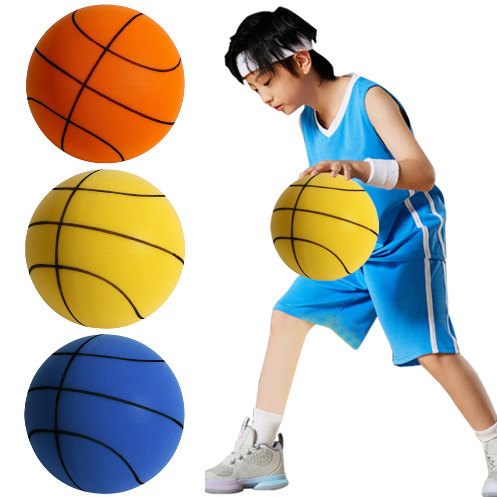 Bóng rổ im lặng 18cm bóng rổ bọt có khả năng phục hồi cao không có bóng rổ tiếng ồn cho các hoạt động trong nhà khác nhau