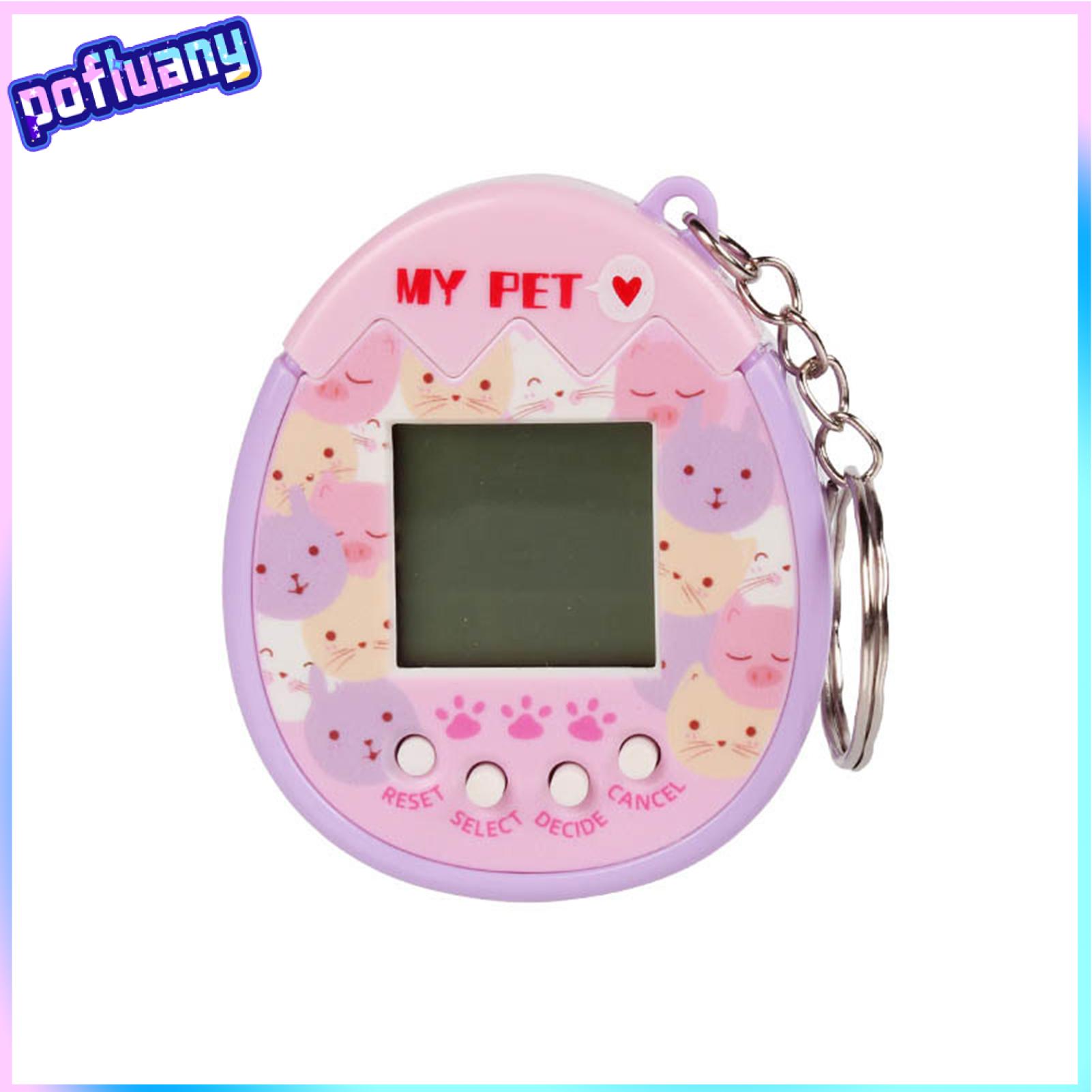 Mini Game Console Portable Gaming Device Electronic Pet Toy Keychain Mini Digital Virtual Pet Game Console with 168 Animals Handheld Backpack Pendant for Kids Adults Birthday Christmas Gift - ยี่ห้อ pofluany ราคา 66 บาท*ส่งฟรี