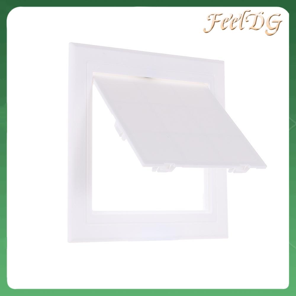 FEELDG Trắng Cửa Bảng điều khiển truy cập Nhựa Có thể tháo rời Lỗ kiểm tra Khóa cửa hộp Cửa ra vào có bản lề Cửa tường trần