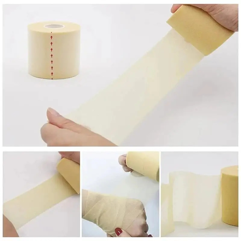 Peripherale Ready Stocked 1Roll Foam Cotton Skin Film Self-Adhesive Elastic Bandage Elbow Knee Mask