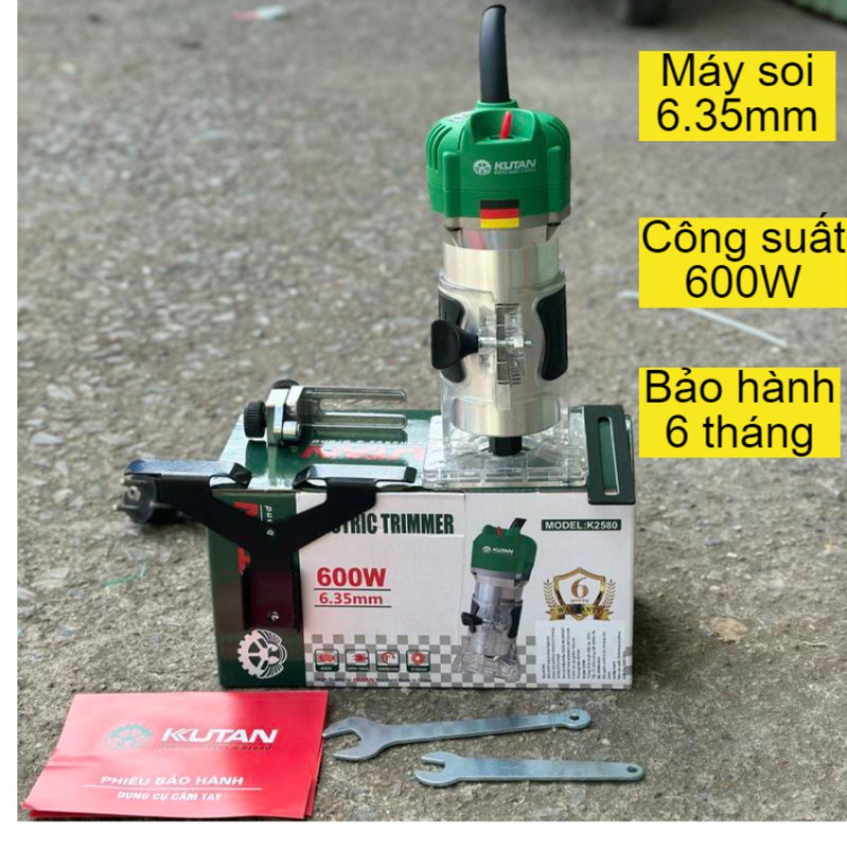 Máy Soi mini KUTAN, Máy Phay Nội Địa Trυng cốt 6.3mm Công Suất 600W Bảo Hành 6 Tháng