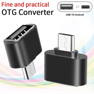 ภาพหน้าปกสินค้าCOD OTG อุปกรณ์แปลงจาก Micro USB OTG Adapter Android USB (สีเงิน) ที่เกี่ยวข้อง