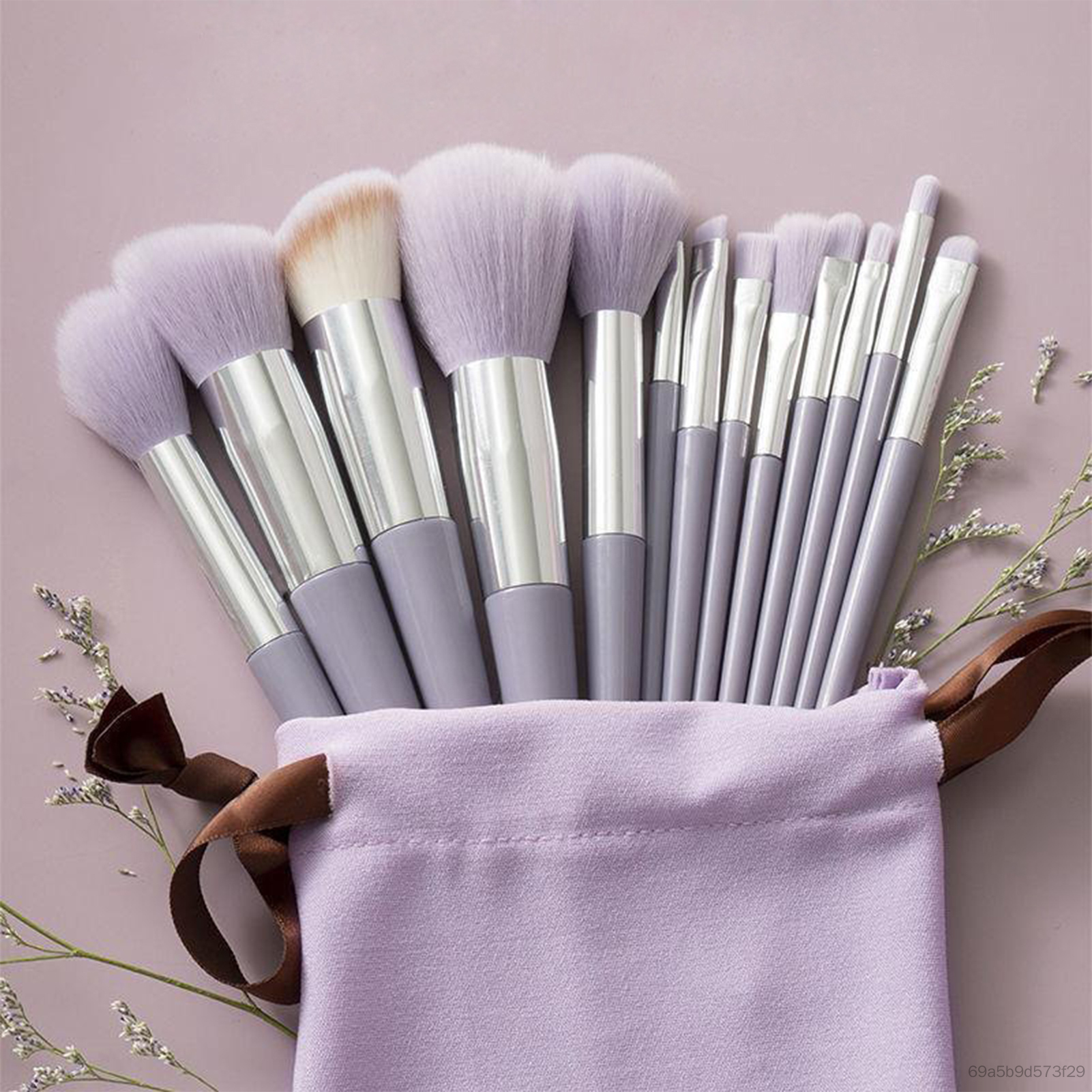 13 cái Mỹ phẩm Brush Set Eyeshadow Foundation Phụ nữ Mỹ phẩm Brush Eyeshadow Blush Beauty Soft Makeup Kit HJT-VN - 2