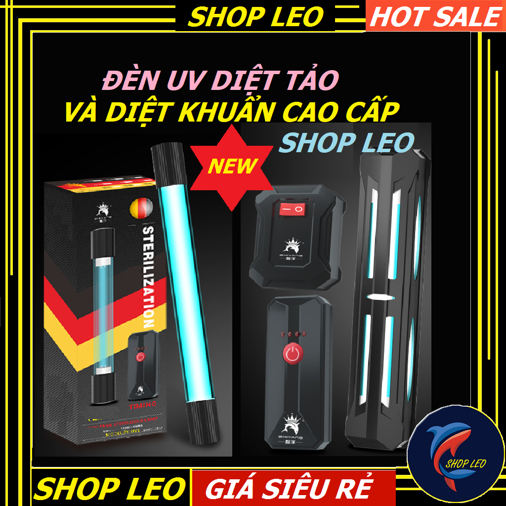  Đèn UV diệt khuẩn và diệt tảo cao cấp - Đèn uv cho hồ cá cảnh - bể thủy sinh - UV cho hồ cá koi - shopleo 