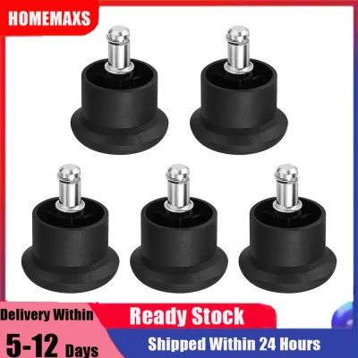 5pcs Chair Caster Wheels Heavy Duty & Safe Chair Wheels Stopper Fixed Stationary Castors Office Chair Foot Glides