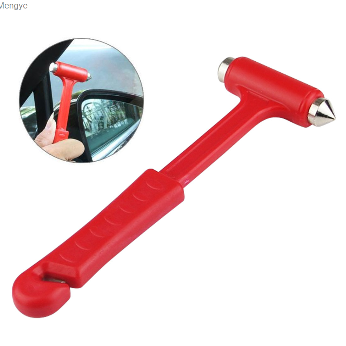 Multifunctional safety hammer window breaker automotive safety products Mini safety hammer vehicle safe escape tool solid Mengye