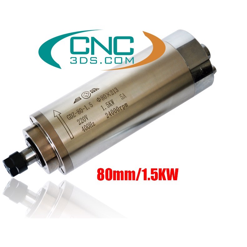 Động Cơ Phay Spindle GDZ 1.5kw-208mm ER11 ER16 4 vòng bi