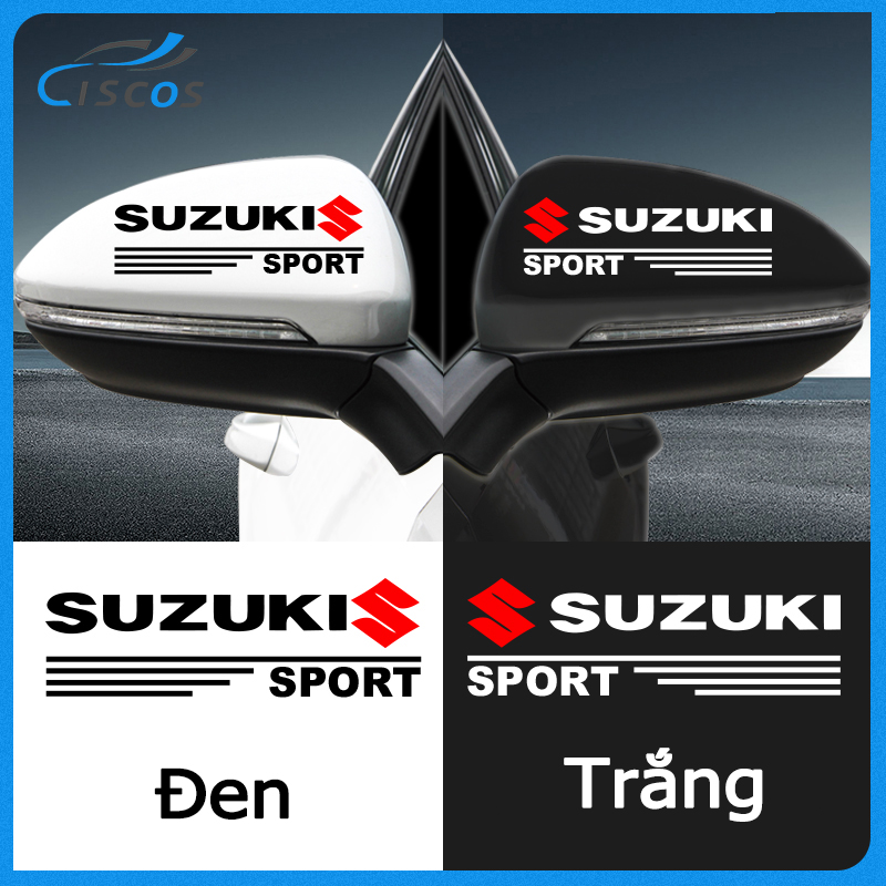 Ciscos gương chiếu hậu ô tô miếng dán trang trí phụ kiện xe hơi cho suzuki xl7 swift celerio vitara carry