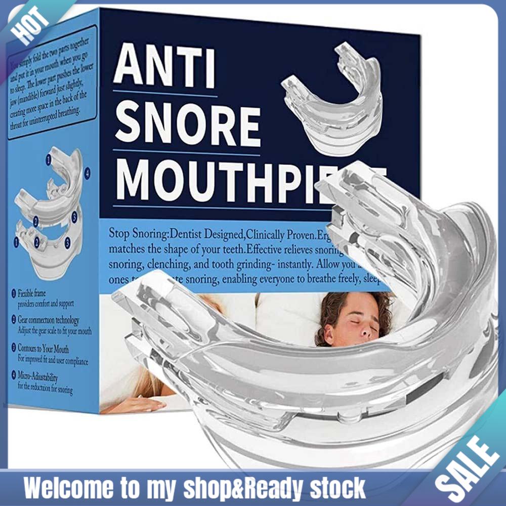 Snore Eliminator MultiAdjustable Anti Snoring Mouth Guard Bruxism Sleep Aid Mouthpiece