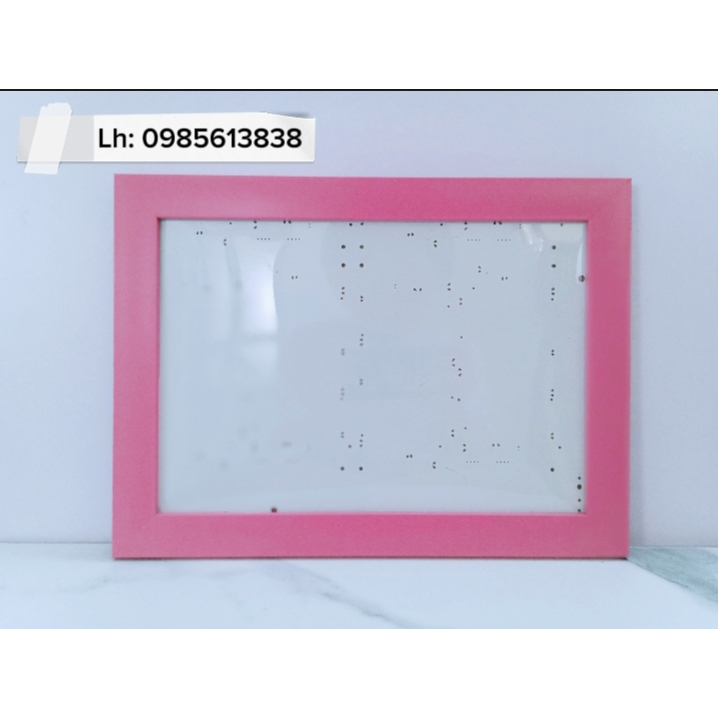 Khung ảnh a3 mặt mica mỏng chọn màu
