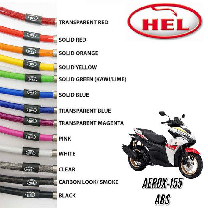 PROMO- SELANG REM HEL ABS FOR AEROX-155 ABS ,TERSEDIA 5 WARNA - HARANA SHOP Harga 1,560,000 rupiah*Gratis Ongkir