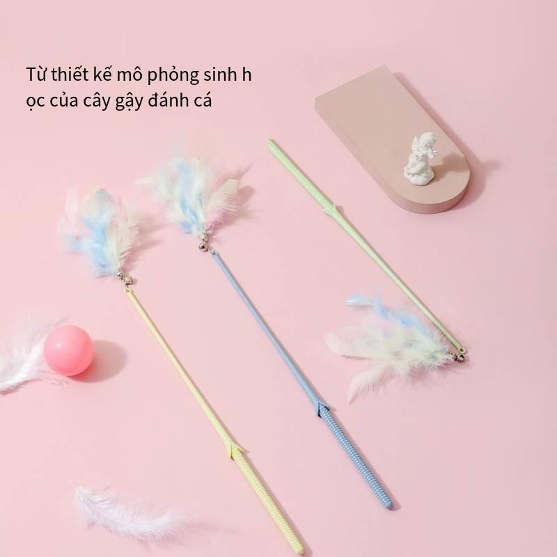 Người gậy trêu chọc mèo gậy đồ chơi mèo trêu chọc lông chuông đồ chơi mèo🩷Alice's Wonderland lzb062