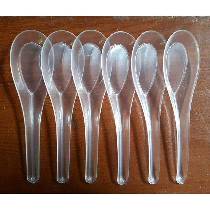 600 Thìa muỗng xôi nhựa dùng 1 lần(bịch 10 gói nhỏ 600cái)