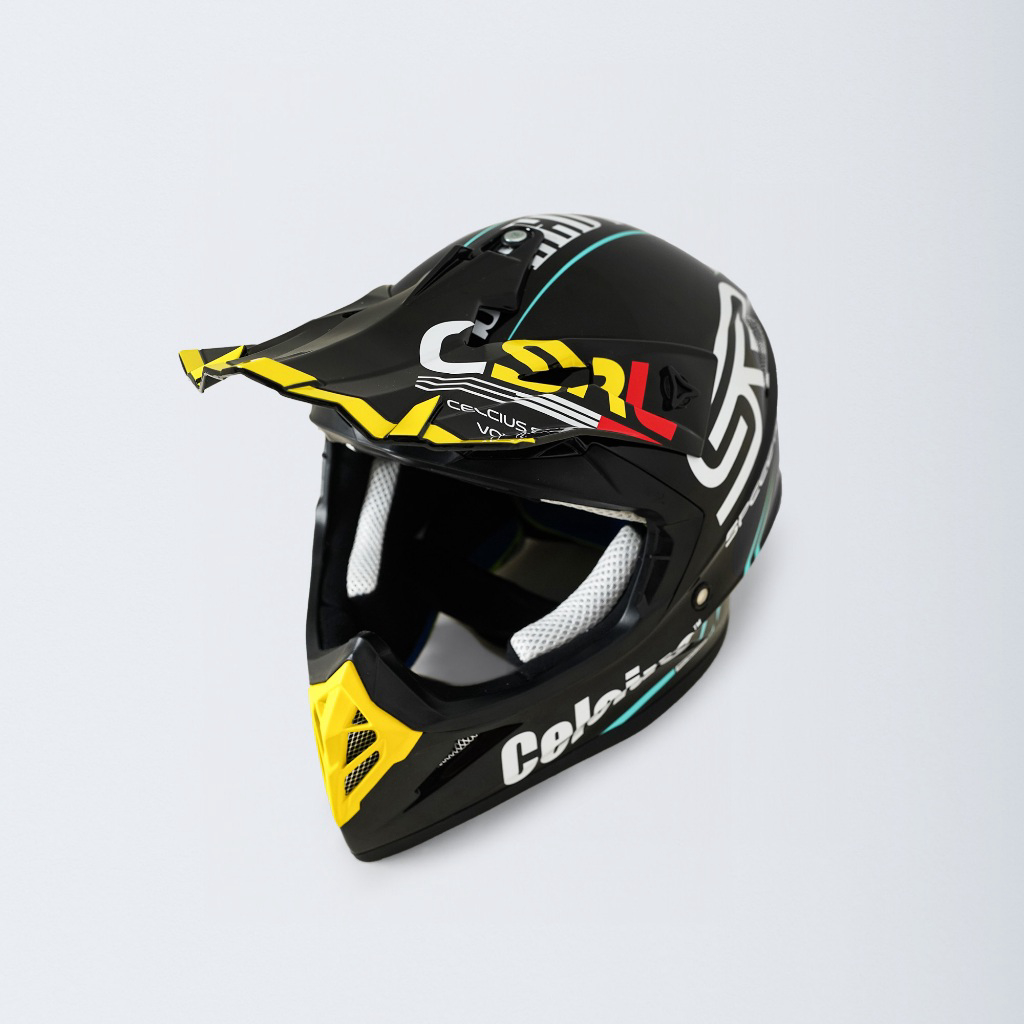 CELCIUS Speed Rebel Full Face Helmet L03000685C Hitam Harga 995,000 rupiah*Gratis Ongkir
