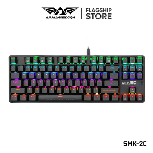 Armaggeddon SMK-2C PsychFalconet Hyperactive Low Profile Detachable Mechanical Gaming Keyboard with 9 Backlight Effects Singapore