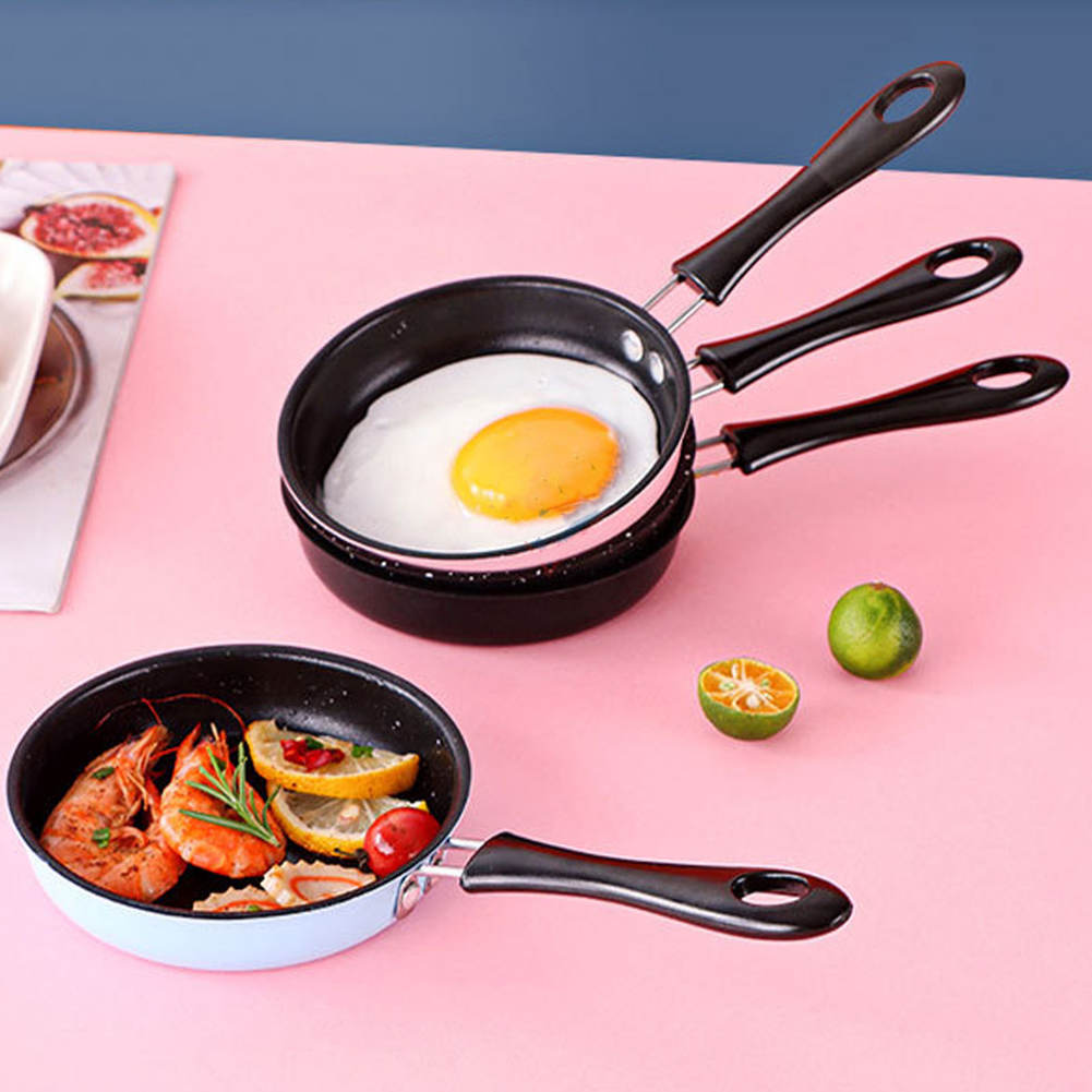 Nonstick Frying Pan Set with Lid 8 9.5 and 11 Non stick Frying Pan Set  Pink Pan Frying Pan Skillet Set Omelette - AliExpress