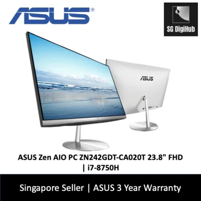 ASUS Zen AIO PC ZN242GDT-CA020T 23.8" FHD | i7-8750H | 16G | 1TB+128SSD | GTX 1050 4GB | 3YR | WIN 10 | Touch