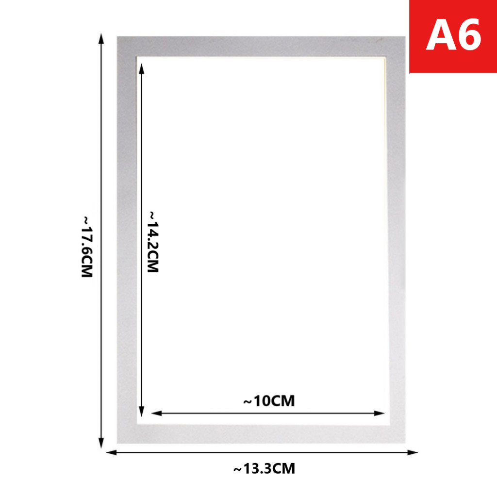 🇸🇬 2 in 1 Adhesive Magnetic Photo Frame A3 A4 A5 A6 Fridge Wall Magnet Poster Artwork Advertisement Certificate DIY 相框