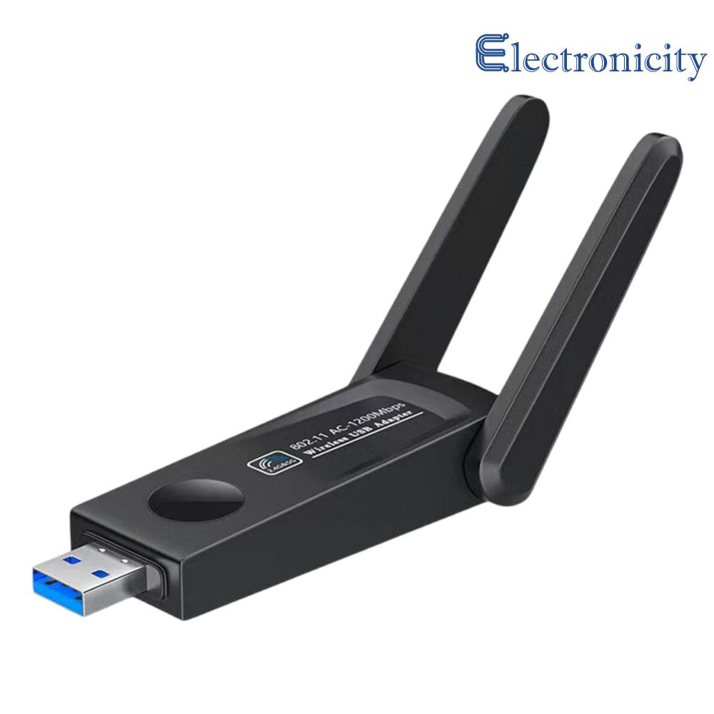 1200Mbps USB 3.0 LAN Bộ chuyển đổi Ethernet băng tần kép 2.4G 5GHz máy phát không dây Receiver Ăng Ten Kép Cho Máy Tính Để Bàn Máy Tính Xách Tay