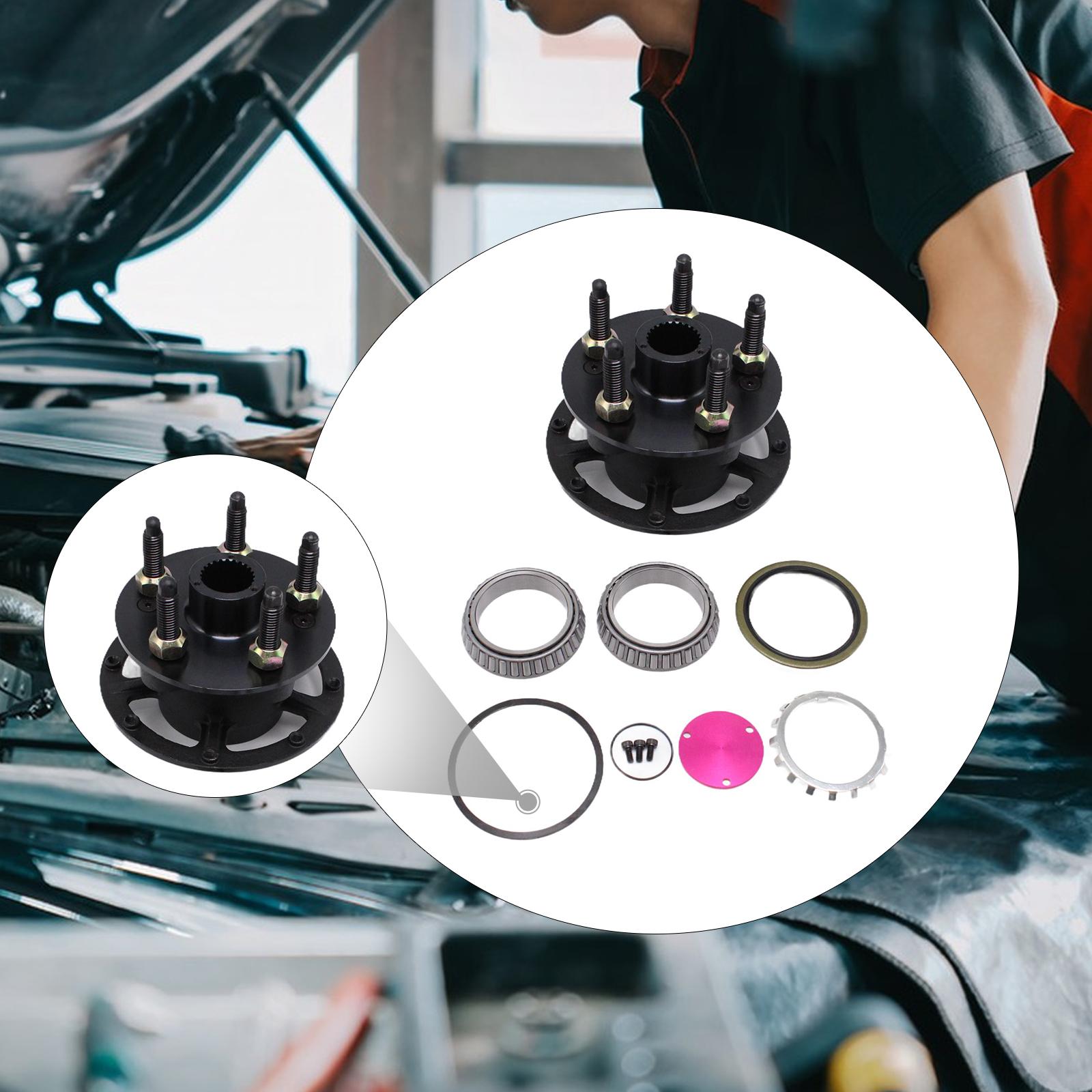 Miracle Shining 5 x 4-3/4" Hub Assembly Replacement Stable Performance with 5/8" Coarse Thread Rear Wheel Hub Kit for Rearend Accessory ราคา 19,866 บาท*ส่งฟรี
