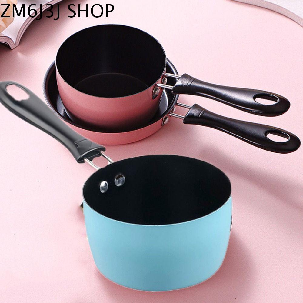 ZM6J3J Sâu Chảo sữa Mini Không dính Chảo rán Phổ thông Sức chứa nhỏ Chảo tuyết Thức ăn trẻ em