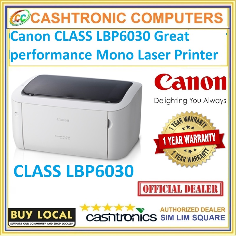 Canon CLASS LBP6030 Great performance Mono Laser Printer - 1 Years Warranty Singapore