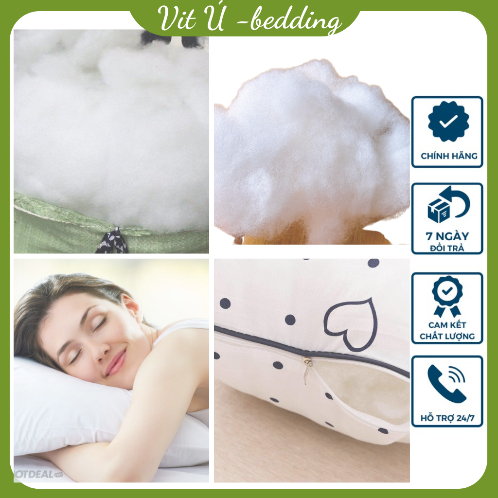 Bông gòn nhồi gối, nhồi thú bông, đồ trang trí