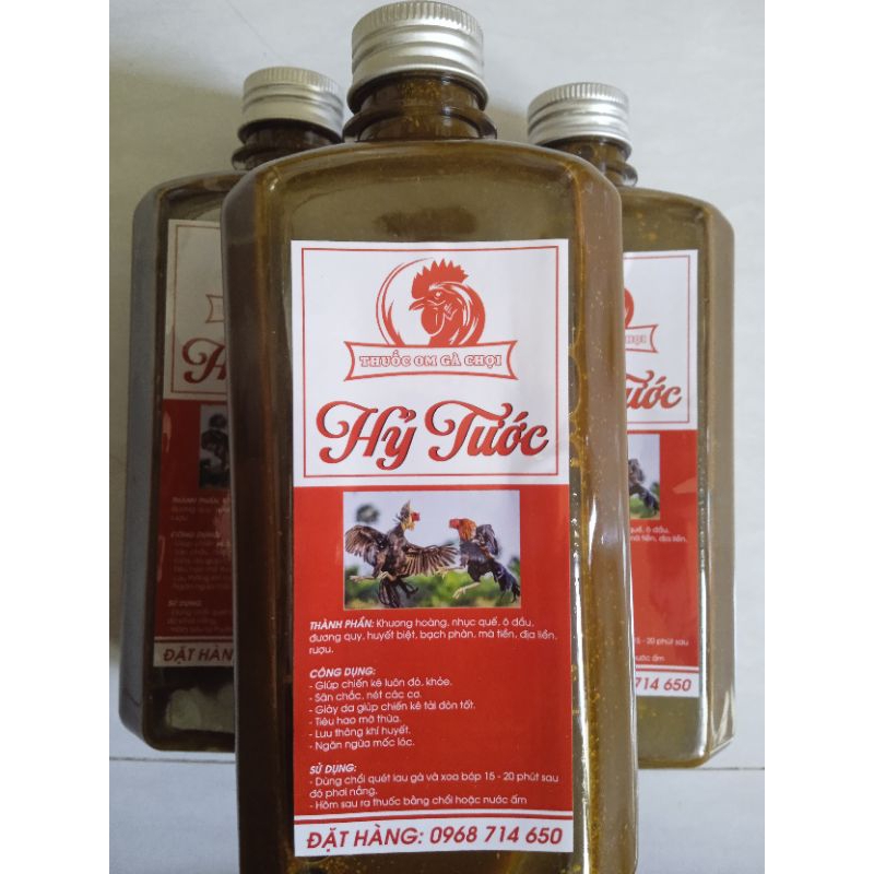Chai om 500ml cho gà chọi,gà đá, gà đòn