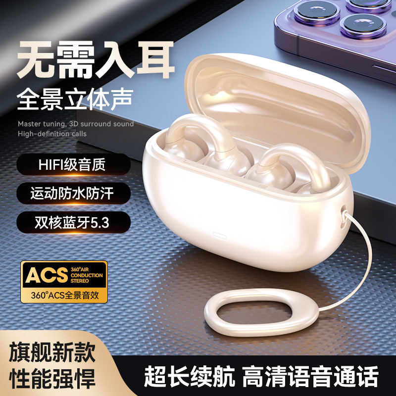 New for sports and running without entering the ear. High sound quality Bluetooth earphones with ear clip design Replacement Earbuds ราคา 344,482 บาท*ส่งฟรี