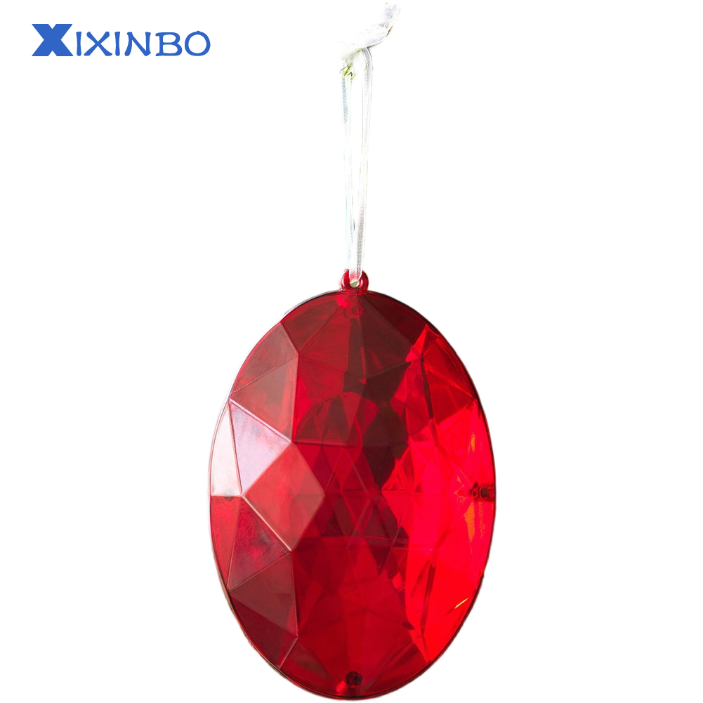 XIXINBO Christmas Tree Decor Acrylic Pendants Christmas Ornaments Oval Gemstone Design ราคา 138 บาท*ส่งฟรี