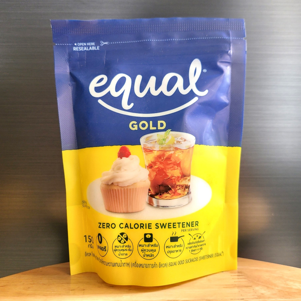 EQUAL - túi VÀNG 150g - ĐƯỜNG ĂN KIÊNG ERYTHRITOL 0 Calo / THÁI LAN / Zero Calorie Sweetener (HALAL)
