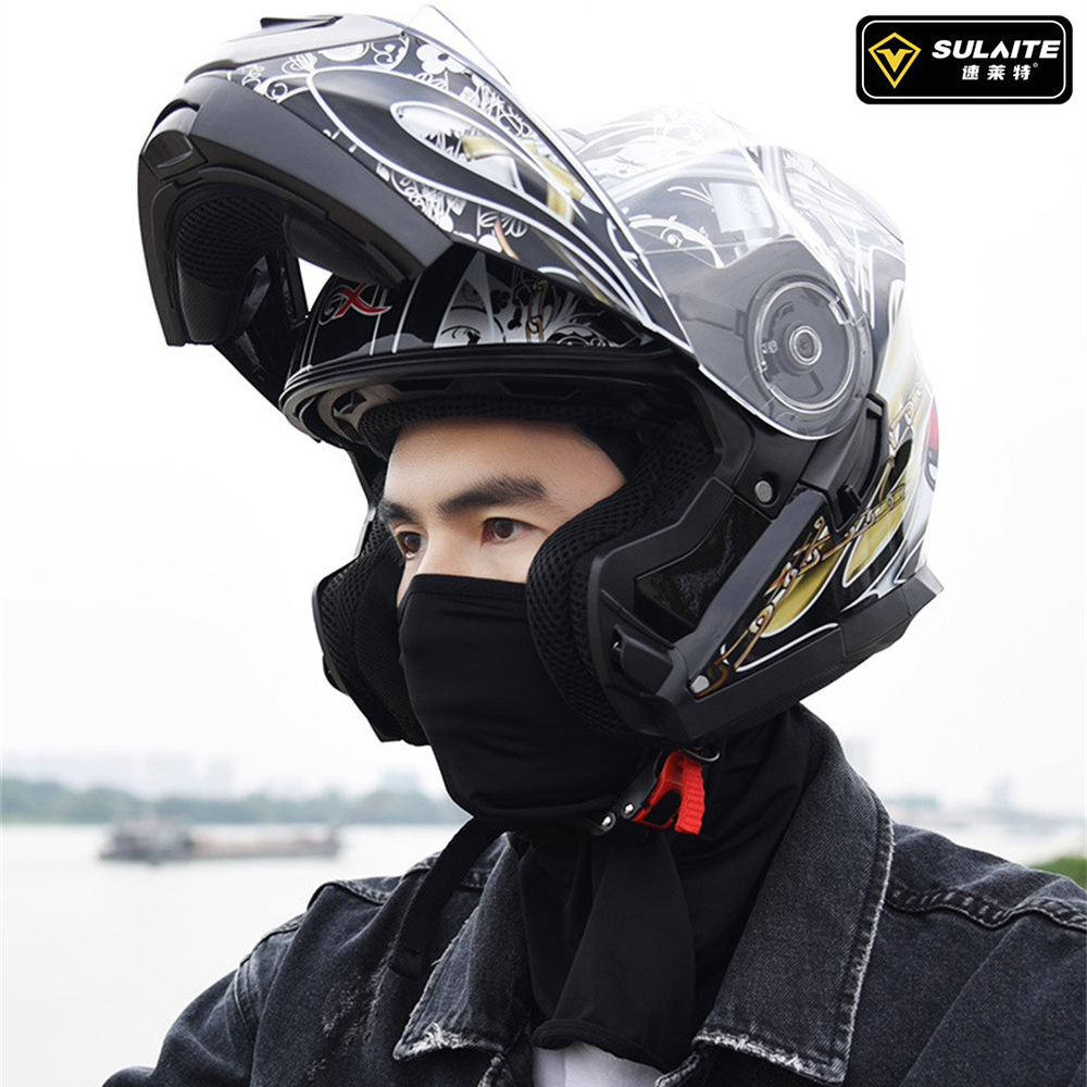 Gamoto Gamoto SULAITE Motorcycle Headgear Riding Helmet Face Shield Full