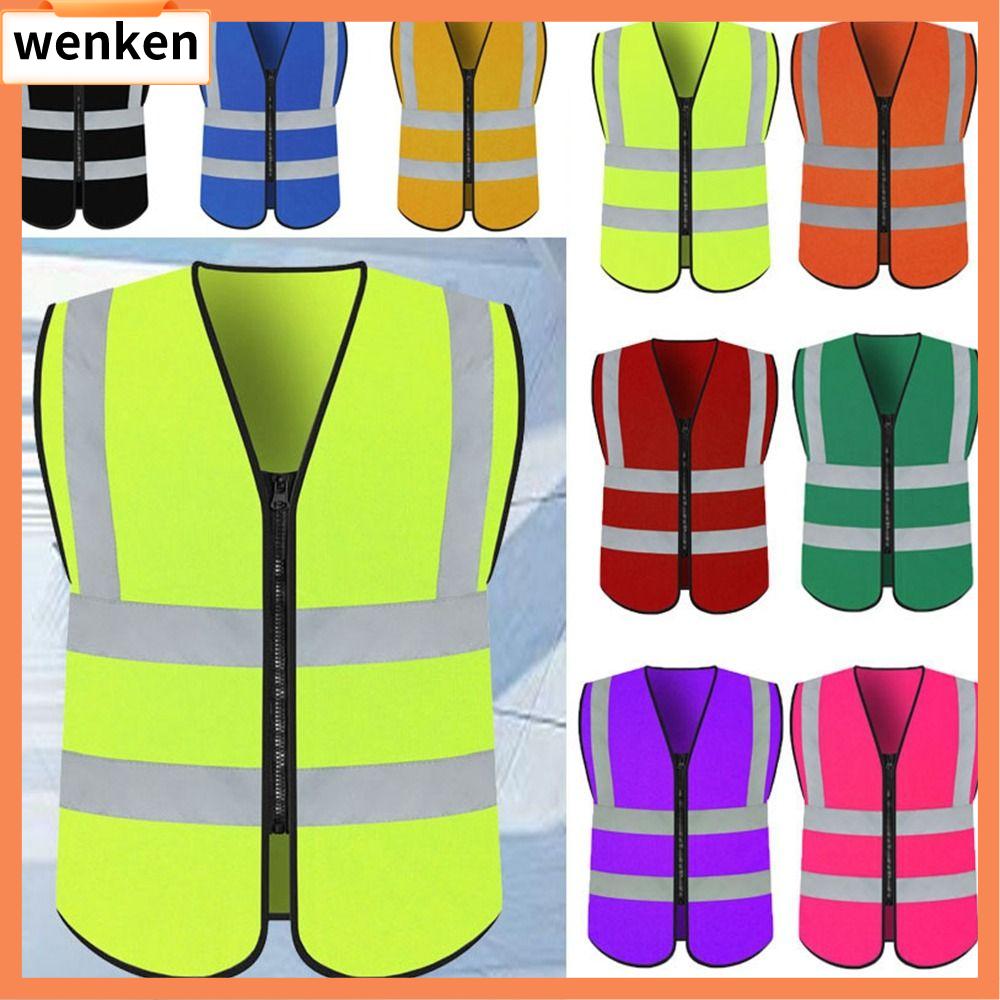 WENKEN Nhiều màu sắc Áo thể thao chạy bộ Khả năng hiển thị cao Miếng dán Áo phản quang Chất lượng cao Quần áo phản quang Phụ kiện đạp xe ngoài trời