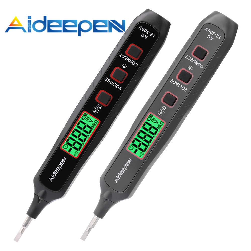 Aideepen loại bút đa năng kế kỹ thuật số điện áp xoay chiều thử nghiệm ntelligent chuyên nghiệp hiện tại Meter Non-Contact vôn kế cảm biến Bút thử nghiệm