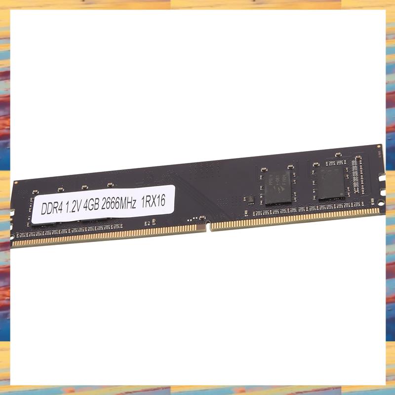 (HFYD) DDR4 4GB 2666Mhz Memory Ram PC4-21300 Memory 288Pin 1RX16 1.2V Desktop RAM Memory for Desktop