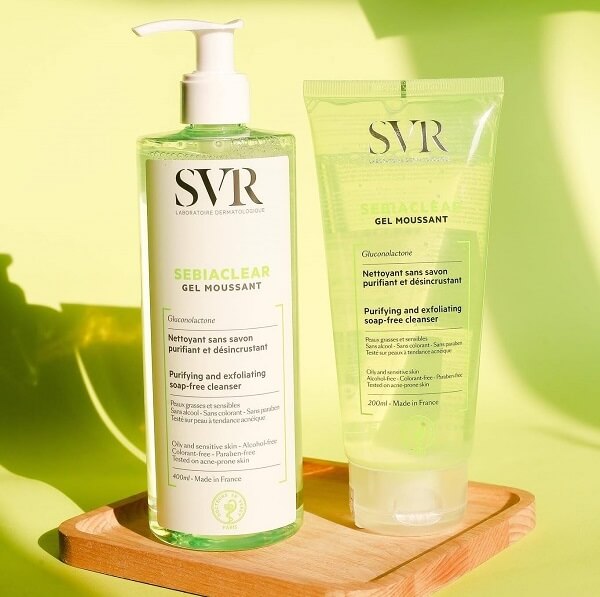 Sữa rửa mặt svr sebiaclear gel moussant 400ml