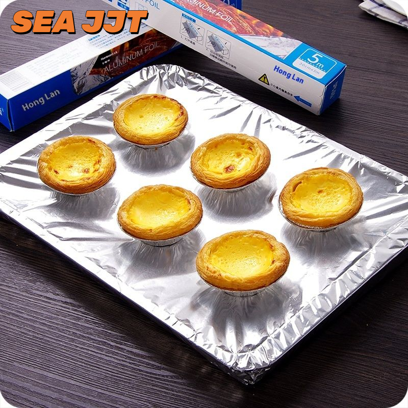SEA JJT Bảo quản thực phẩm bằng giấy nhôm, lý tưởng cho nướng và làm bánh