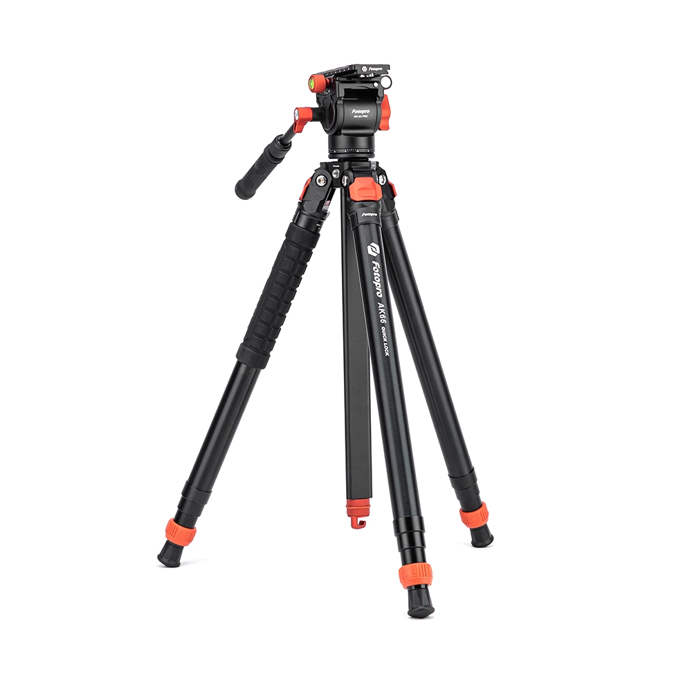 Fotopro AK66 Heavy Duty Fluid Head Tripod Automatic Quick Lock Tripod(PULUZ Official store) ราคา 11,507 บาท*ส่งฟรี