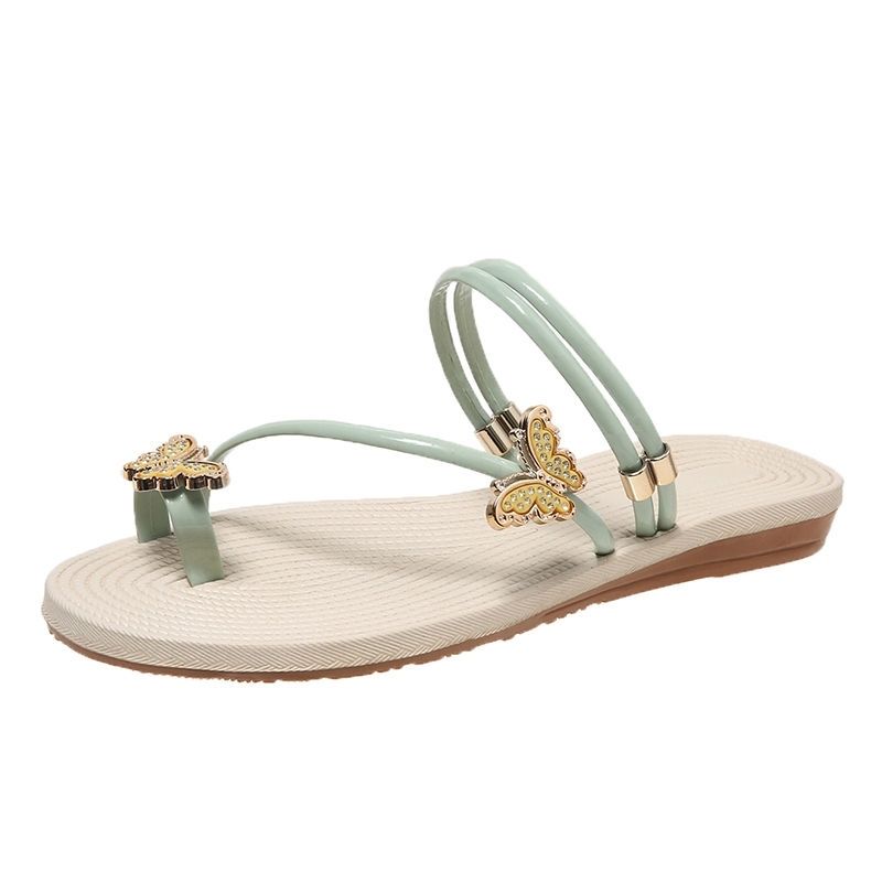 Tofashions Dép tông Dép xăng đan nữ đế bệt Giày Hàn Quốc Dép thời trang thường ngày dễ phối thoải má