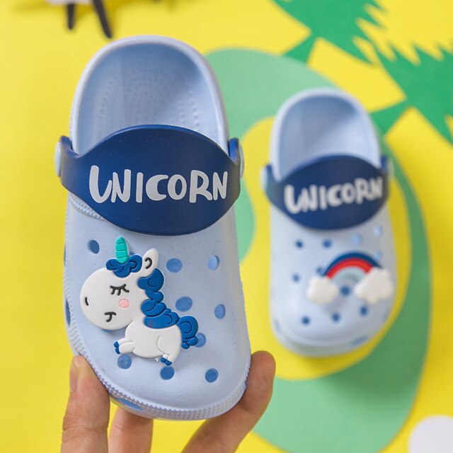 2020 New Summer Cute Cartoon Boy Girls Beach Baby Sandals Unicorn Children