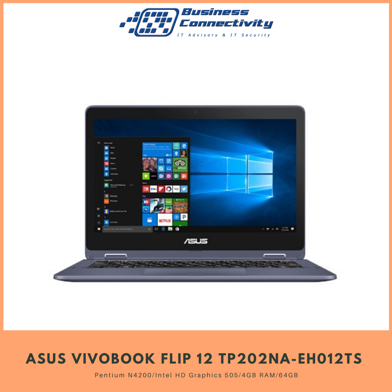 ASUS VivoBook Flip 12 TP202NA-EH012TS Pentium N4200/Intel HD Graphics 505/4GB RAM/64GB