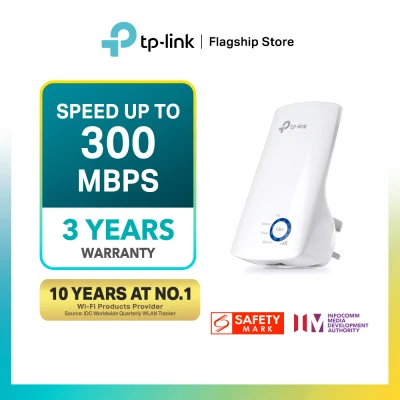 TP-LINK TL-WA854RE N300 Wireless WiFi Range Extender/booster (Works with any router)