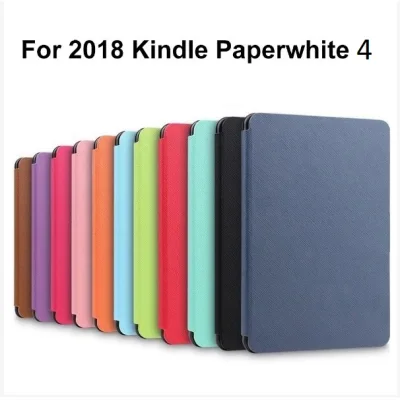Ultra Slim PU Leather Cover Case Protective Shell For 2018 New Amazon Kindle Paperwhite 4 10th Generation