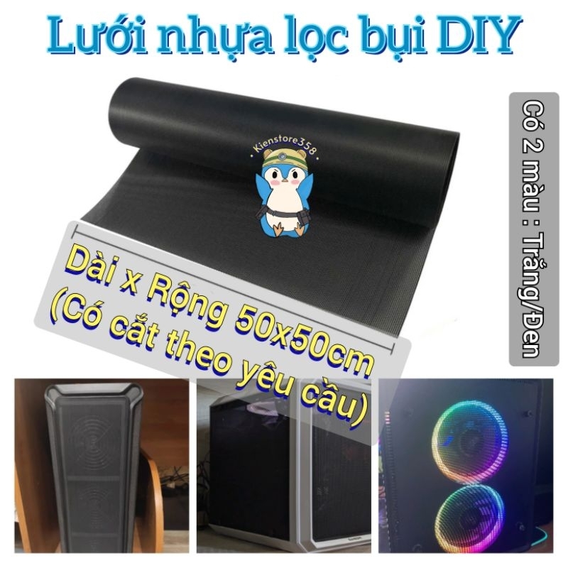 Plastic Dust Filter Mesh for Computer Cases 500X500X0.45Mm .Kienstore358 Giá 80,000 Đồng*Miễn phí vận chuyển