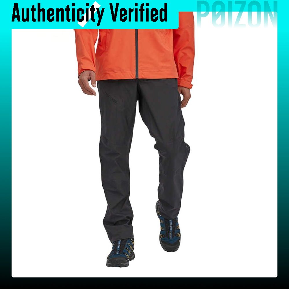 รองเท้าและชุดกีฬา Patagonia กางเกงกันลม Granite Crest ผู้ชาย สีดำ Moderate 85430