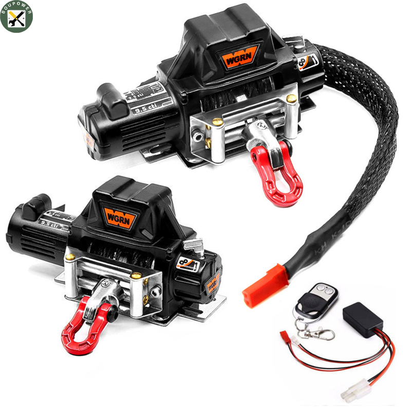 BouPower 2023.9 Electric Winch RC Car Metal Winch Upgraded Accessories
