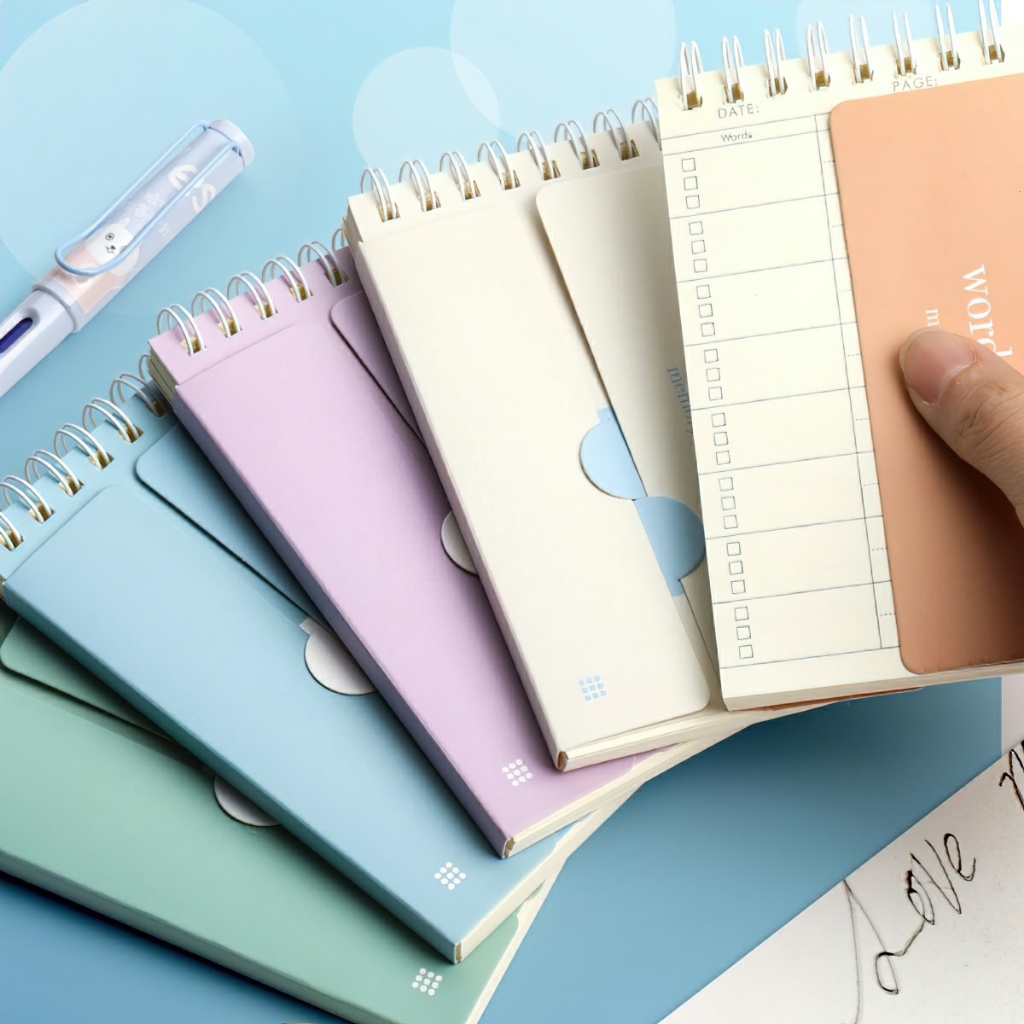 Sổ Tay Ghi Chép Học Từ Vựng Mini Ngoại Ngữ Tiếng Anh Deli Flash Card Ghi Chú -BeloveShop