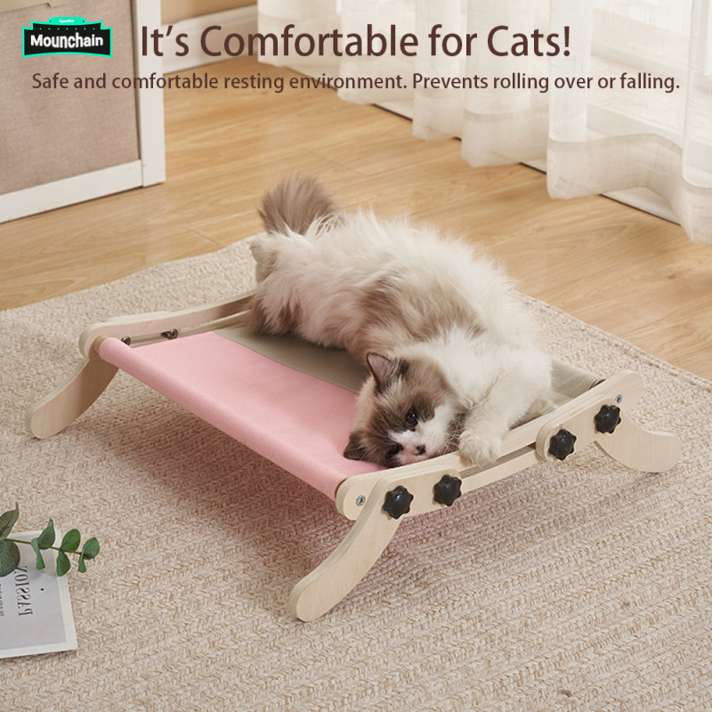 Cat Radiator Bed Cat Window Perch, Adjustable Wood Cat Radiator Beds Cat Window Beds Holds Up 18kg, Dual-use Cat Window Hammock For Window, Bedside ราคา 779 บาท*ส่งฟรี
