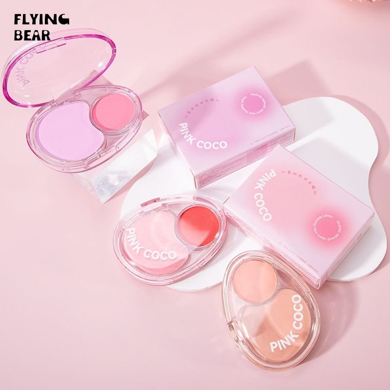Bay Gấu Hai-Tone Blush Làm Charming Trang Điểm Matte trang điểm tự nhiên Rouge Trang Điểm