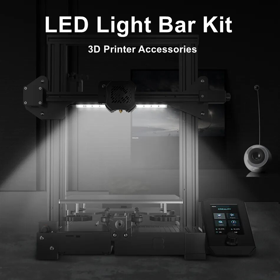 3D Printer LED Light Bar Kit 24V 2W 6000K LED Chip Energy Power Saving